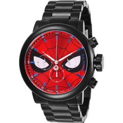 Invicta Men's Watch Marvel Chronograph Red Dial Black Bracelet | 28144