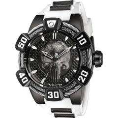 Invicta Men's Watch - Marvel Punisher Black and Silver Tone Dial Automatic | 41016