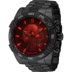 Invicta Men's Watch - Marvel Punisher Chrono Black and Silver Dial Bracelet | 41247