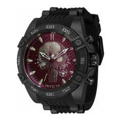 Invicta Men's Watch - Marvel Punisher Chronograph Rotating Bezel Black Strap | 41244