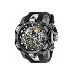 Invicta Men's Watch - Marvel Punisher Chronograph Silver and Black Strap | 30630