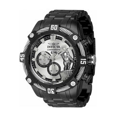 Invicta Men's Watch - Marvel Silver Surfer Chronograph Black Steel Bracelet | 41306