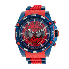 Invicta Men's Watch - Marvel Spiderman Chronograph Rotating Bezel Red Strap | 41252