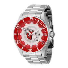 Invicta Men's Watch - MLB Cleveland Guardians Rotating Bezel Silver Bracelet | 43461