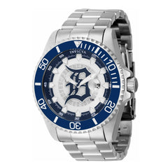 Invicta Men's Watch - MLB Detroit Tigers Rotating Bezel Silver Steel Bracelet | 43463