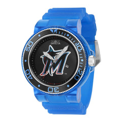 Invicta Men's Watch - MLB Miami Marlins Rotating Bezel Blue Silicone Strap | 43139