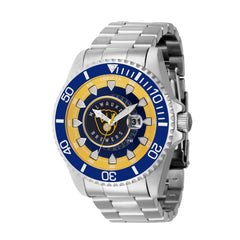 Invicta Men's Watch - MLB Milwaukee Brewers Date Display Silver Steel Bracelet | 43469