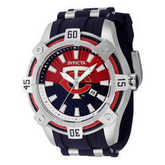 Invicta Men's Watch - MLB Minnesota Twins Rotating Bezel Blue Rubber Strap | 43275