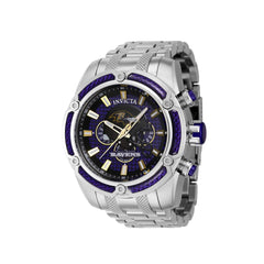 Invicta Men's Watch - NFL Baltimore Ravens Chronograph Silver Steel Bracelet | 41790