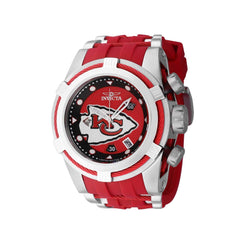 Invicta Men's Watch - NFL Kansas City Chiefs Chrono Rubber and Steel Strap | 41441