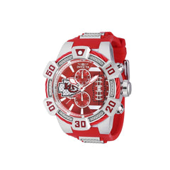 Invicta Men's Watch - NFL Kansas City Chiefs Chronograph Red Rubber Strap | 41576