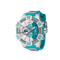 Invicta Men's Watch - NFL Miami Dolphins Chrono Blue Silicone Rubber Strap | 41581