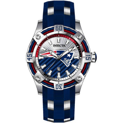 Invicta Men's Watch - NFL New England Patriots Blue and Silver Tone Strap | 43300