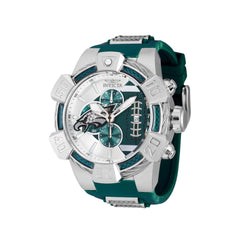 Invicta Men's Watch - NFL Philadelphia Eagles Chronograph Green Rubber Strap | 41578