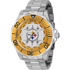 Invicta Men's Watch - NFL Pittsburgh Steelers Dial Stainless Steel Bracelet | 42126