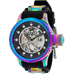 Invicta Men's Watch - Pro Diver Automatic Black and Iridescent Strap SS Case | 39168