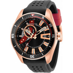 Invicta Men's Watch - Pro Diver Black and Red Dial Silicone Rubber Strap | 33512