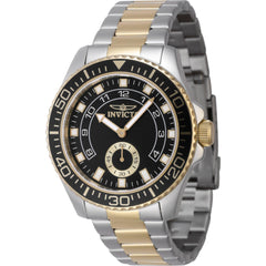 Invicta Men's Watch - Pro Diver Black Dial Two Tone Steel Bracelet Quartz | 47128