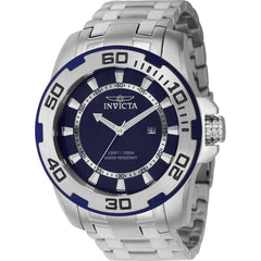 Invicta Men's Watch - Pro Diver Blue Dial Date Display Stainless Steel Case | 39108