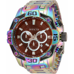 Invicta Men's Watch - Pro Diver Chrono Brown Dial Stainless Steel Bracelet | 33849