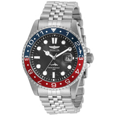 Invicta Men's Watch Pro Diver Chronograph Black Dial Steel Bracelet 30619
