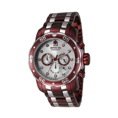 Invicta Men's Watch - Pro Diver Chronograph Silver Tone Dial Two Tone Bracelet | 40920