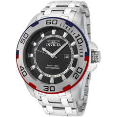 Invicta Men's Watch - Pro Diver Date Display Silver Stainless Steel Case | 39115