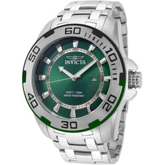 Invicta Men's Watch - Pro Diver Date Stainless Steel Case Silver Bracelet | 39117