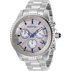 Invicta Men's Watch - Pro Diver Diamond Pave MOP Dial Silver Tone Bracelet | 31990