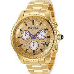 Invicta Men's Watch - Pro Diver Diamond Pave MOP Dial Yellow Gold Bracelet | 31991