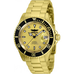 Invicta Men's Watch - Pro Diver Gold Tone Dial Yellow Gold Steel Bracelet | 35846