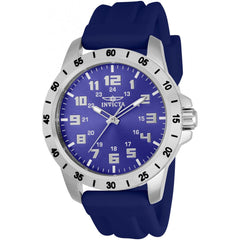 Invicta Men's Watch - Pro Diver Japanese Quartz Blue Silicone Rubber Strap | 21836