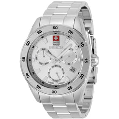 Invicta Men's Watch - Pro Diver Quartz Day-Date Silver Tone Dial Bracelet | 33472