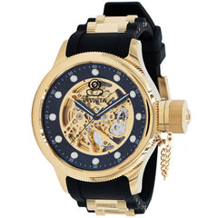 Invicta Men's Watch - Pro Diver Semi Skeleton Dial Rubber and Steel Strap | 39165