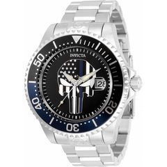 Invicta Men's Watch - Pro Diver Skull Silver Tone Stainless Steel Bracelet | 31928