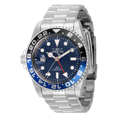 Invicta Men's Watch - Pro Diver Swiss Quartz Date Blue Dial Silver Bracelet | 43963