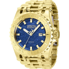 Invicta Men's Watch - Reserve Chaos Power Reserve Blue Dial Yellow Bracelet | 38710
