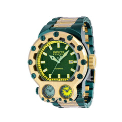 Invicta Men's Watch - Reserve Magnum Tria Green and Yellow Gold Steel Bracelet | 37556