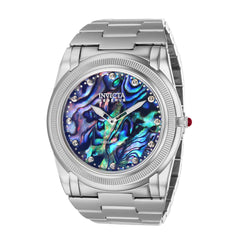 Invicta Men's Watch - Reserve Slim Swiss Quartz Abalone Dial Steel Bracelet | 41043