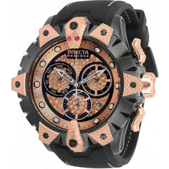 Invicta Men's Watch - Reserve Venom Rose Gold and Black Dial Rubber Strap | 32131
