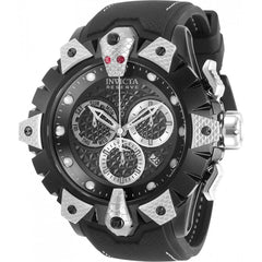 Invicta Men's Watch - Reserve Venom Silver and Gunmetal Dial Rubber Strap | 32133