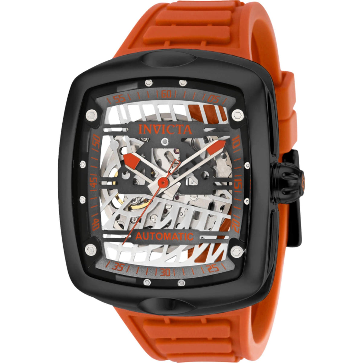Invicta Men's Watch S1 Rally Diablo Automatic Orange Silicone Rubber