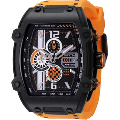Invicta Men's Watch - S1 Rally Diablo Black Case Orange Silicone Rubber Strap | 44136