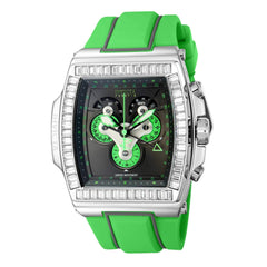 Invicta Men's Watch - S1 Rally Diablo Chronograph Date Green and Grey Strap | 43368