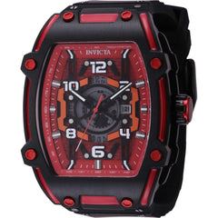 Invicta Men's Watch - S1 Rally Diablo Red and Black Case Silicone Rubber Strap | 44144