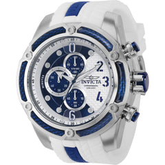 Invicta Men's Watch - S1 Rally Quartz Chrono White and Blue Rubber Strap | 36433