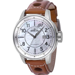 Invicta Men's Watch - S1 Rally White Mother of Pearl and Silver Dial Strap | 39028