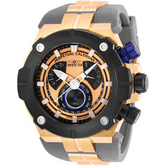Invicta Men's Watch - Sea Hunter Black and Rose Gold Tone Dial Two Tone Strap | 29955