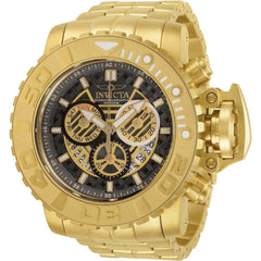 Invicta Men's Watch - Sea Hunter Chronograph Charcoal and Gold Dial Bracelet | 30912