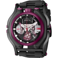 Invicta Men's Watch - Sea Hunter Quartz Chronograph Black Dial Rubber Strap | 41717